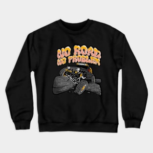 Grey Jeep Flex No Road No Problem Crewneck Sweatshirt